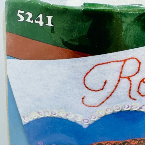 Design Works SOCK MONKEY Felt Embroidery Stocking Kit 18 Inch Stocking #5241 NOS - Picture 4 of 8